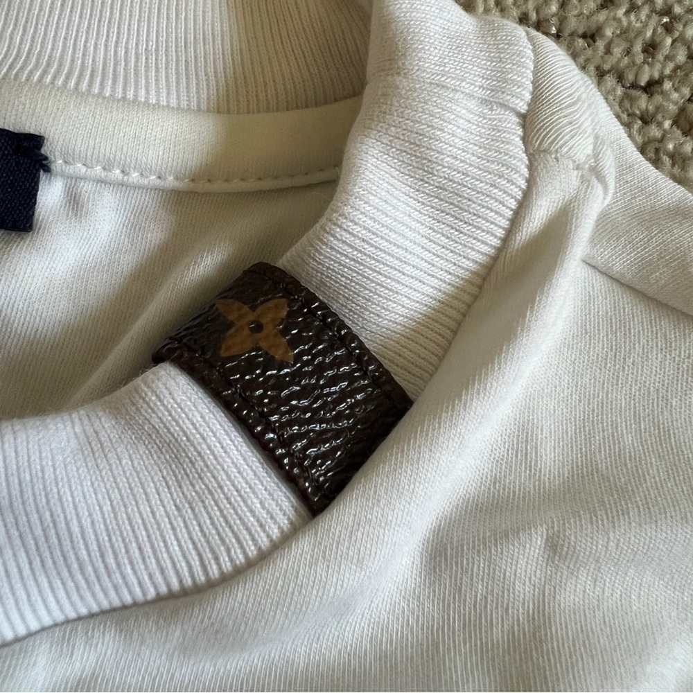 Louis Vuitton White Graphic Short Sleeve Tee - Picture 5 of 14